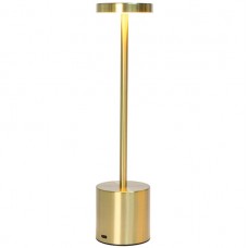 Επαναφορτιζόμενο Πορτατίφ LED 3W CCT Dimmable IP44 Χρυσαφί 5-0039